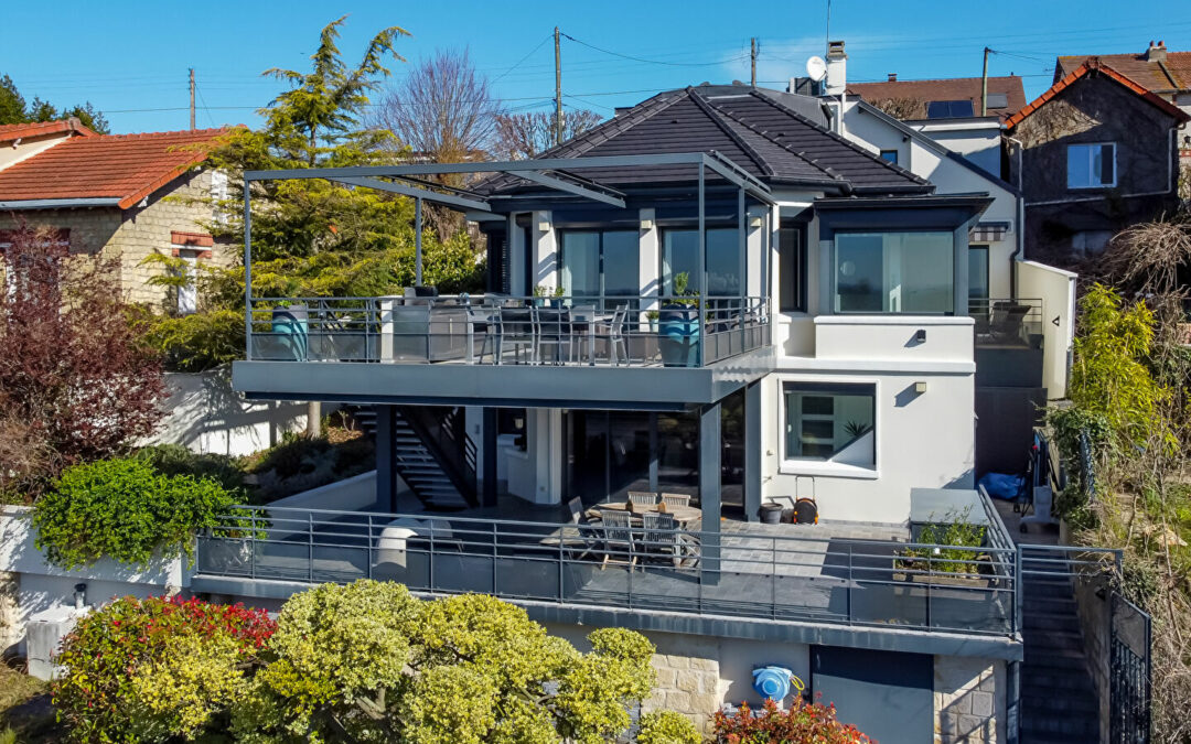 Maison d&rsquo;architecte avec Vue Imprenable sur la Seine