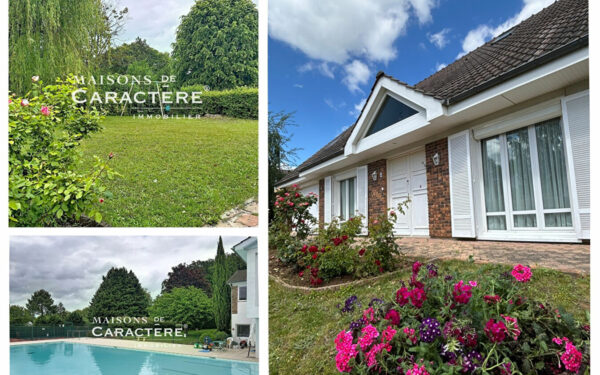 Maison familiale au sein d&rsquo;un domaine recherché avec piscine, école et tennis  – Marsinval