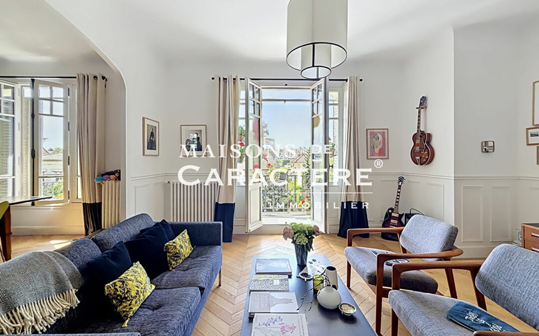 Elégant Appartement Art Déco restauré Années 30 – Saint Germain En Laye 5 pièce(s) 107 m2
